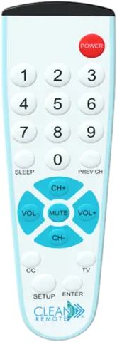 Clean Remote CR1 Universal TV Remote