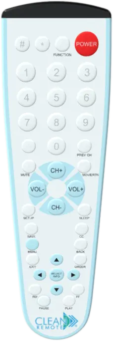 Clean Remote CR2M for Pay-Per-View Systems